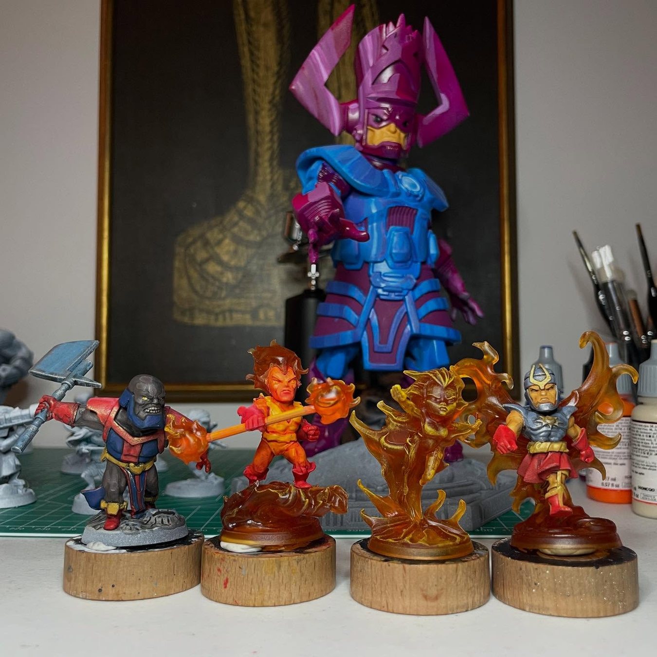 Galactus & Heralds, WIP, photo 1
