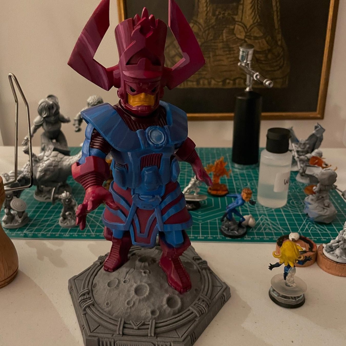 Galactus & Heralds, WIP, photo 2