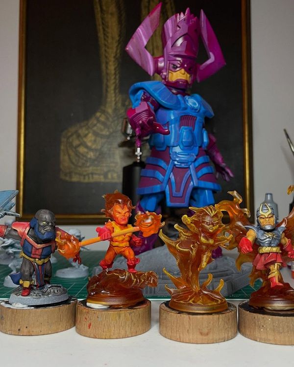 Galactus & Heralds, WIP, photo 1