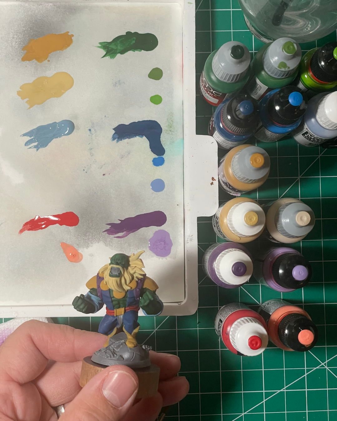 Planning the palette first
