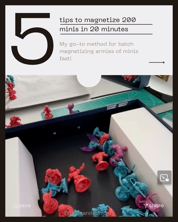 Magnetizing 200 minis in 20 minutes, photo 1