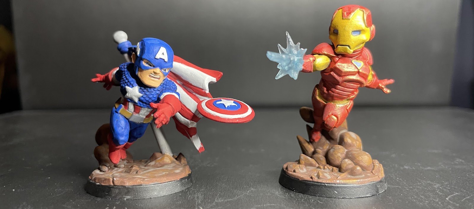Captain America & Iron Man, group shot