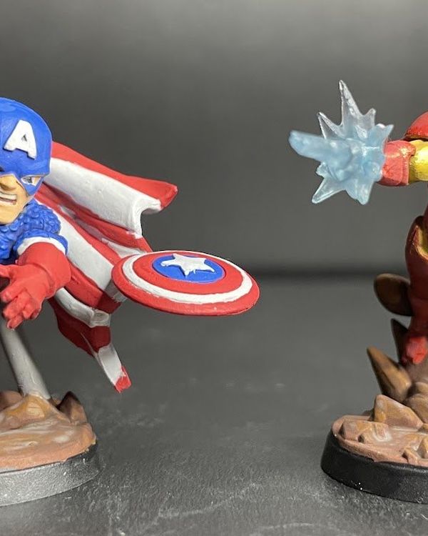 Captain America & Iron Man, group shot