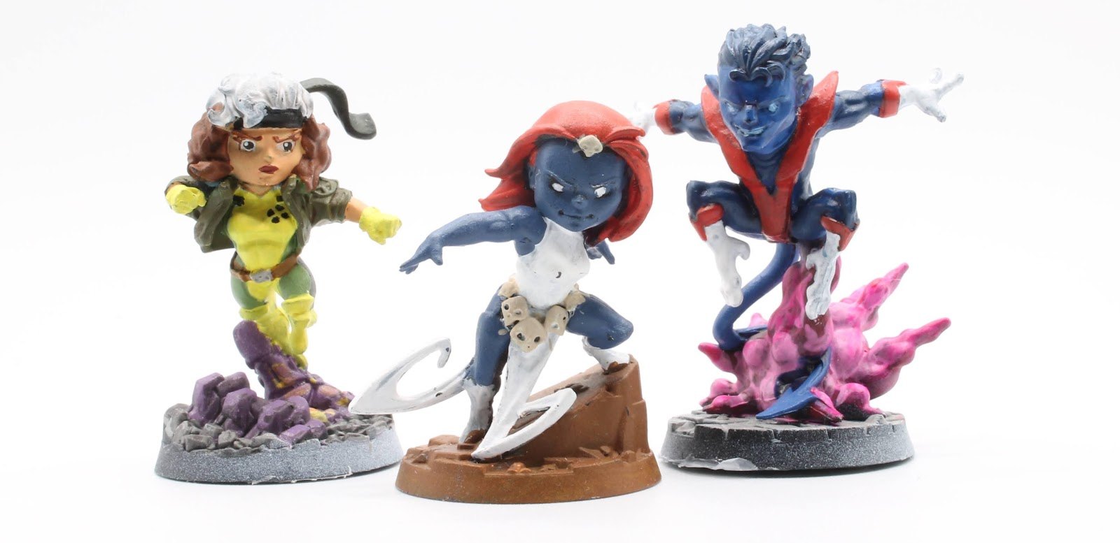 Rogue, Mystique & Nightcrawler, group shot