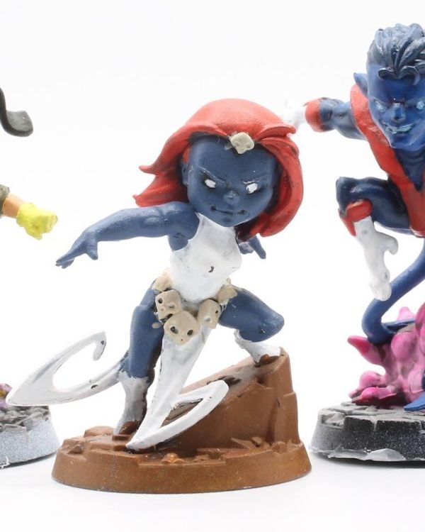 Rogue, Mystique & Nightcrawler, group shot