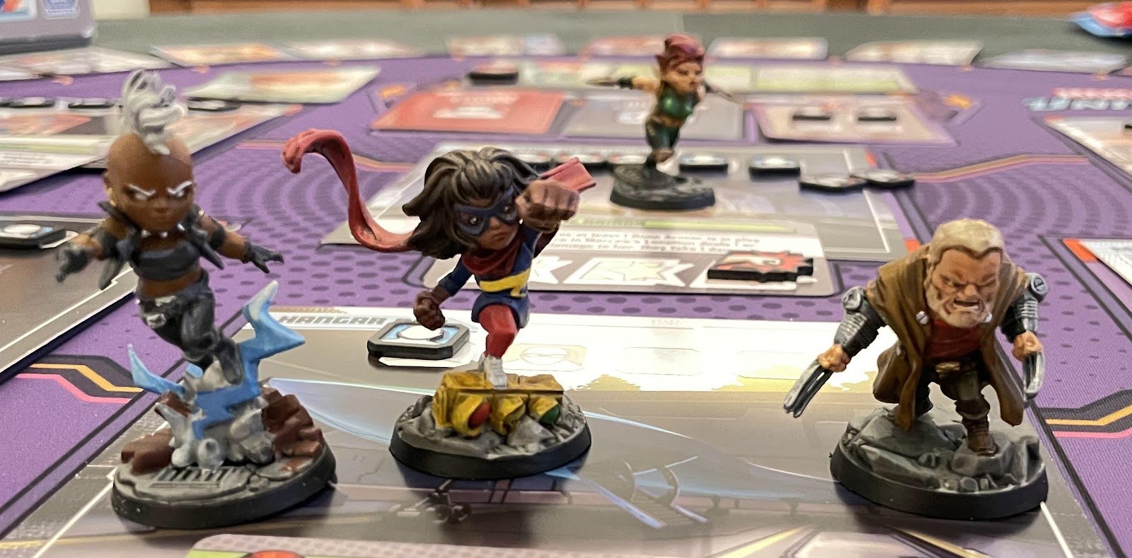 X-Men on the board, group shot