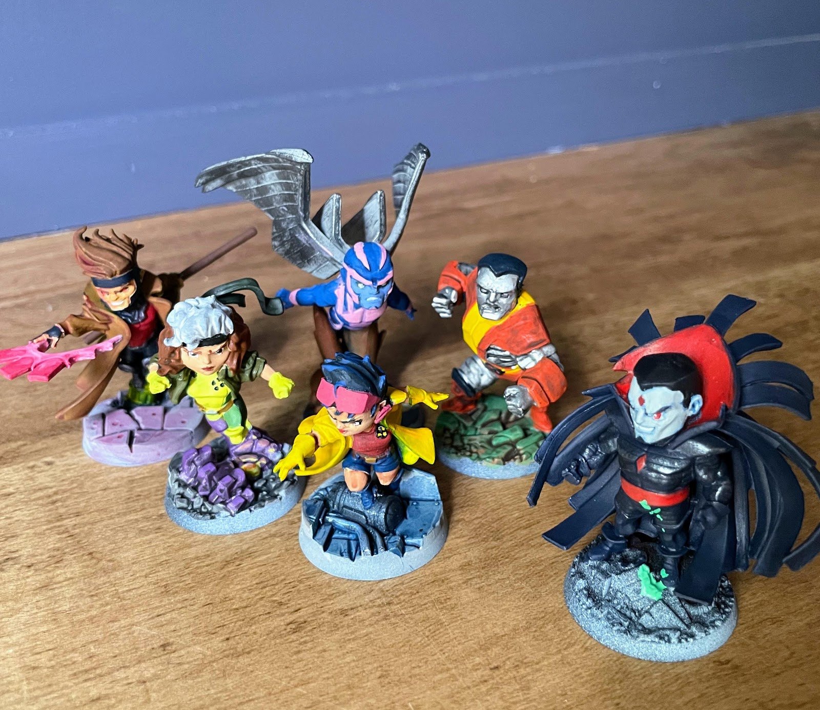 X-Men pile-up, group shot